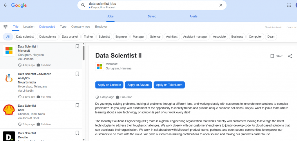 what is data science - data scientist jobs