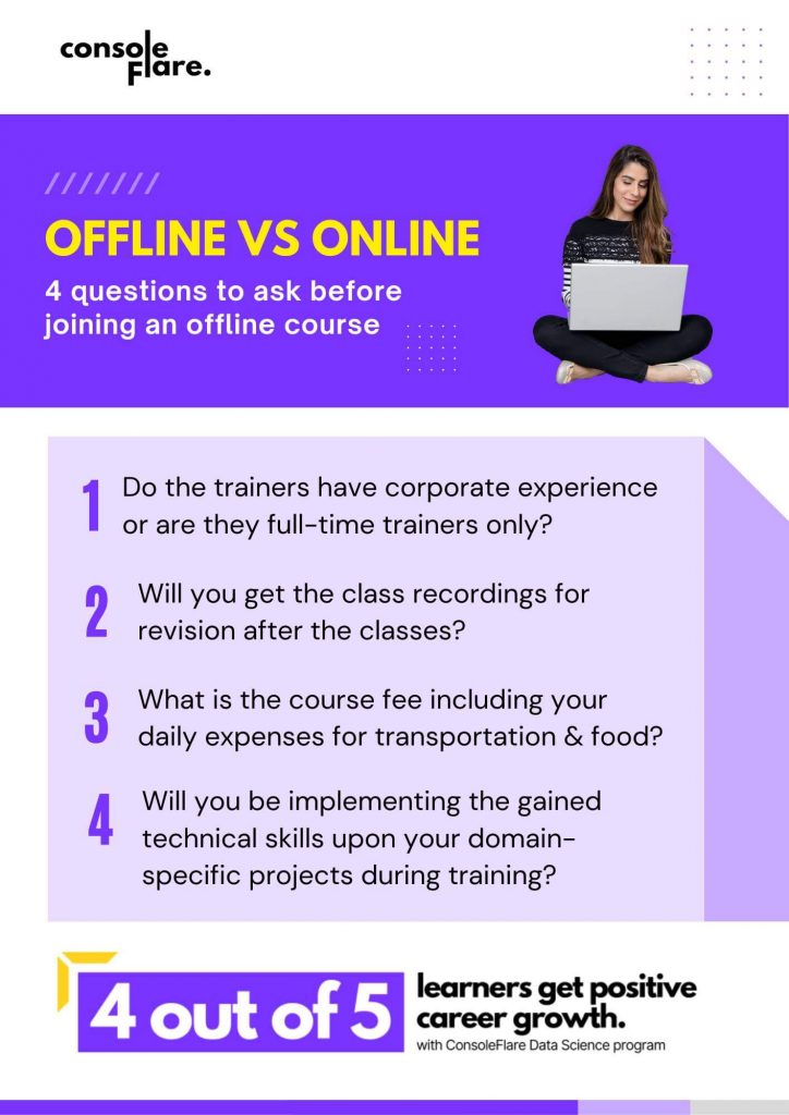 Data Science Online Training - Online vs Offline Classes