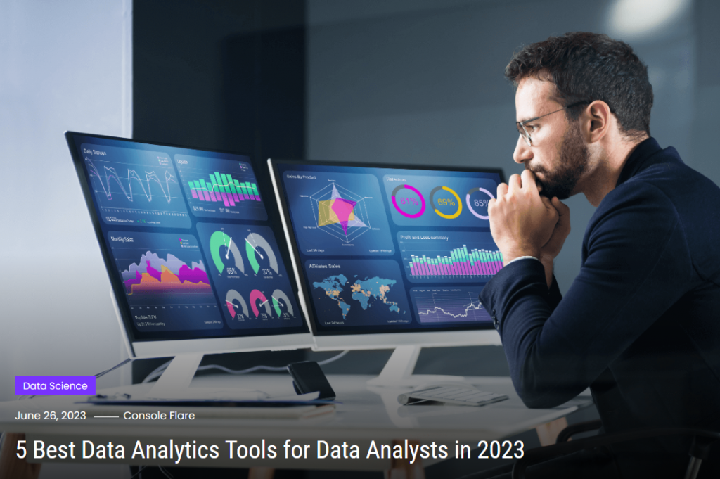 Best data analytics tools - Future of Data Analytics