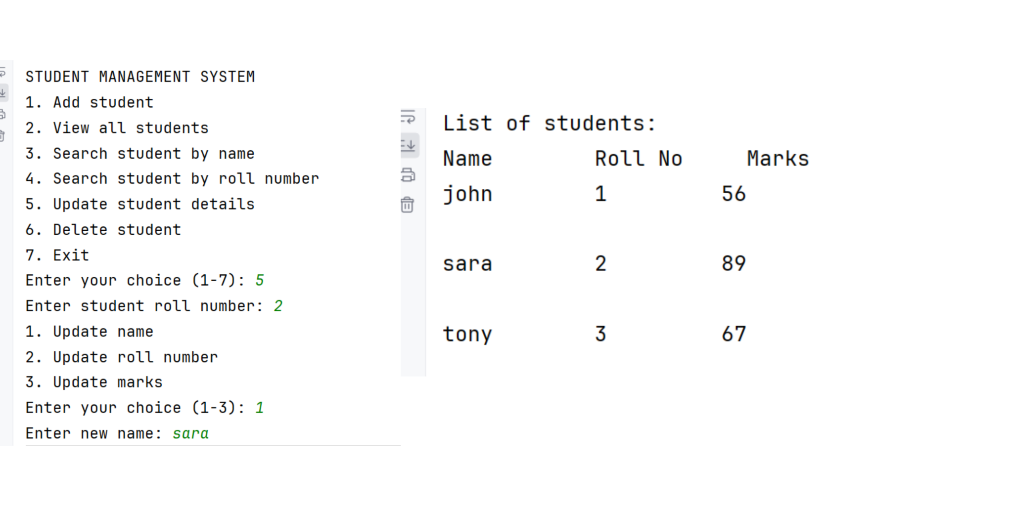 Nested Lists: 10 Easy Steps for Student Management System - Console ...