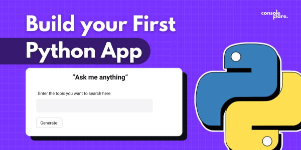 Build your first Python app in 5 minutes: ‘Ask Me Anything’