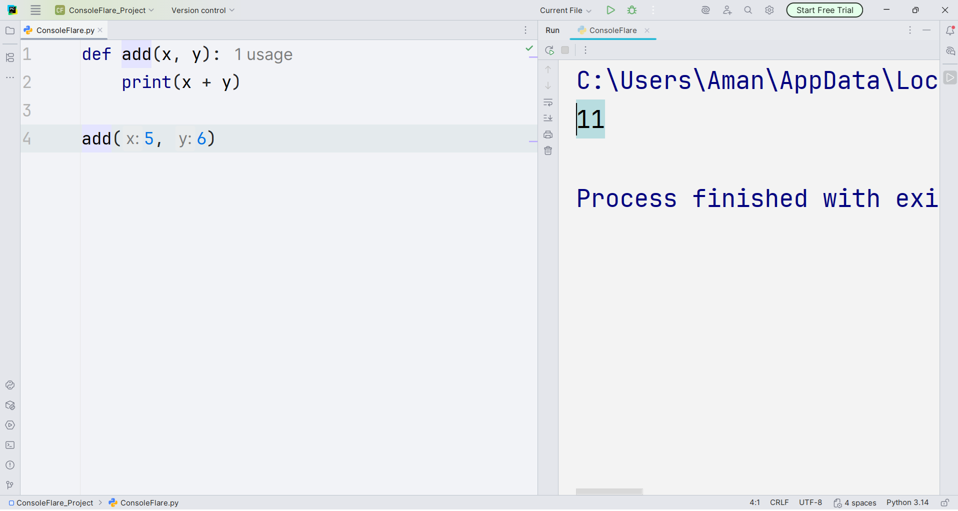 Parameters and Arguments in Python Functions