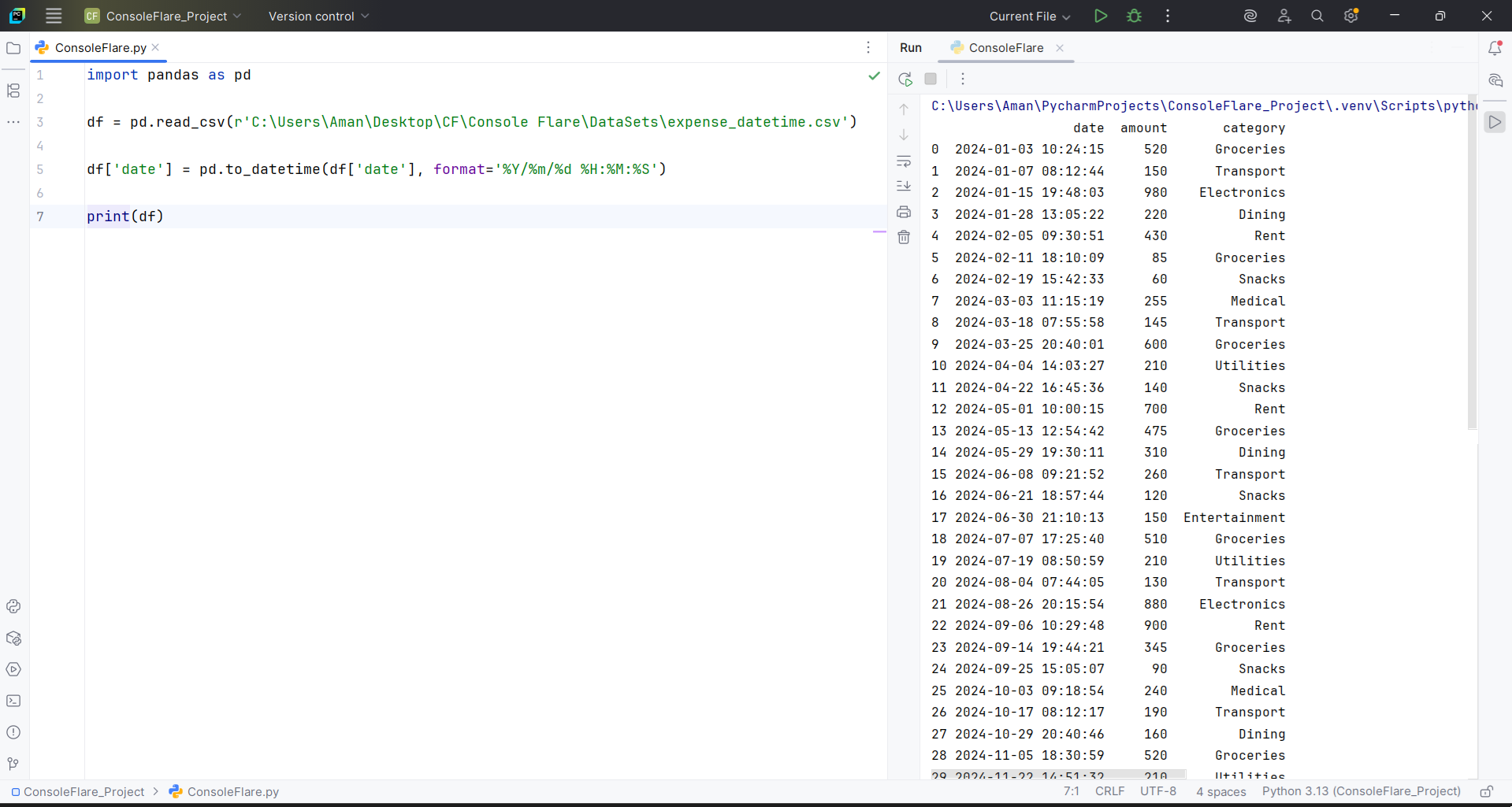Date and Time Handling in Pandas