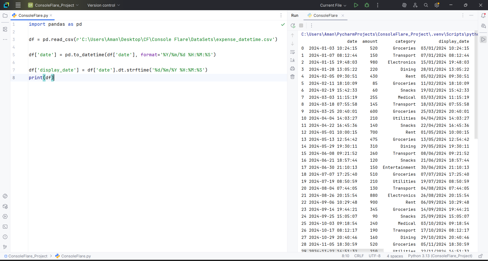 Format a Date for Display
