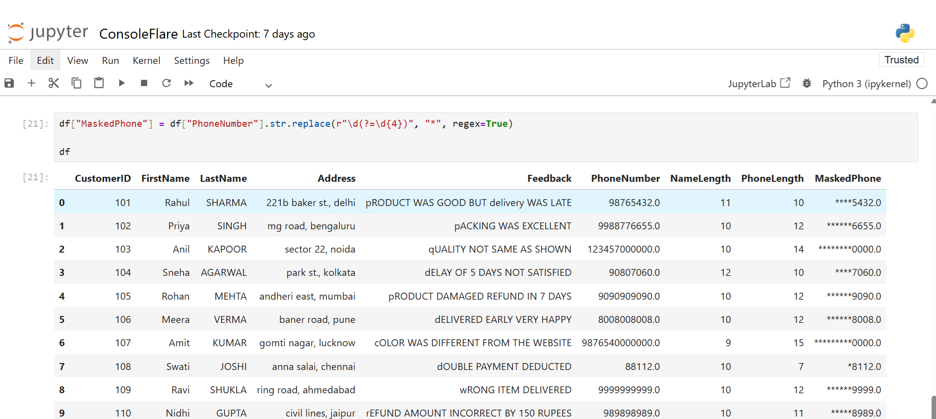 For privacy, hide your phone number