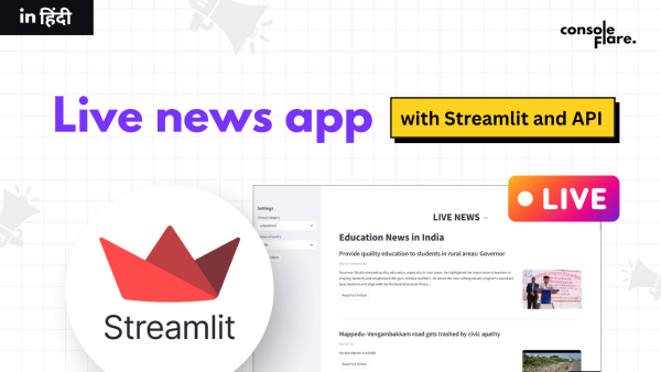 Live News App with Python & Streamlit